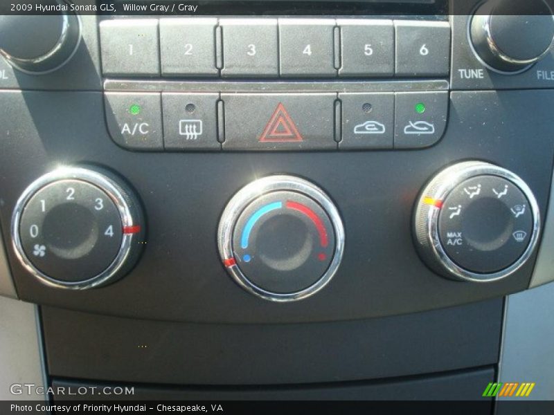 Willow Gray / Gray 2009 Hyundai Sonata GLS