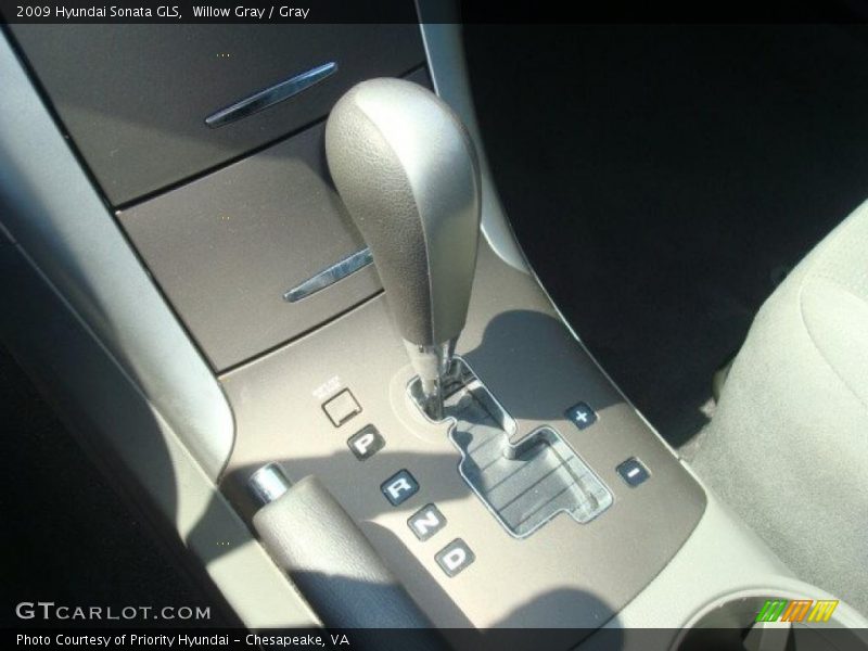Willow Gray / Gray 2009 Hyundai Sonata GLS