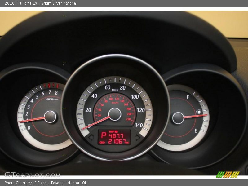 Bright Silver / Stone 2010 Kia Forte EX