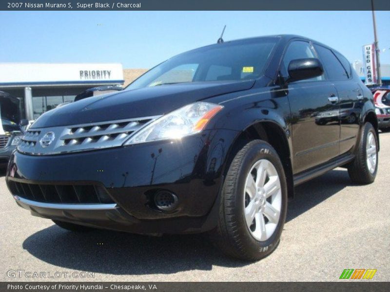 Super Black / Charcoal 2007 Nissan Murano S