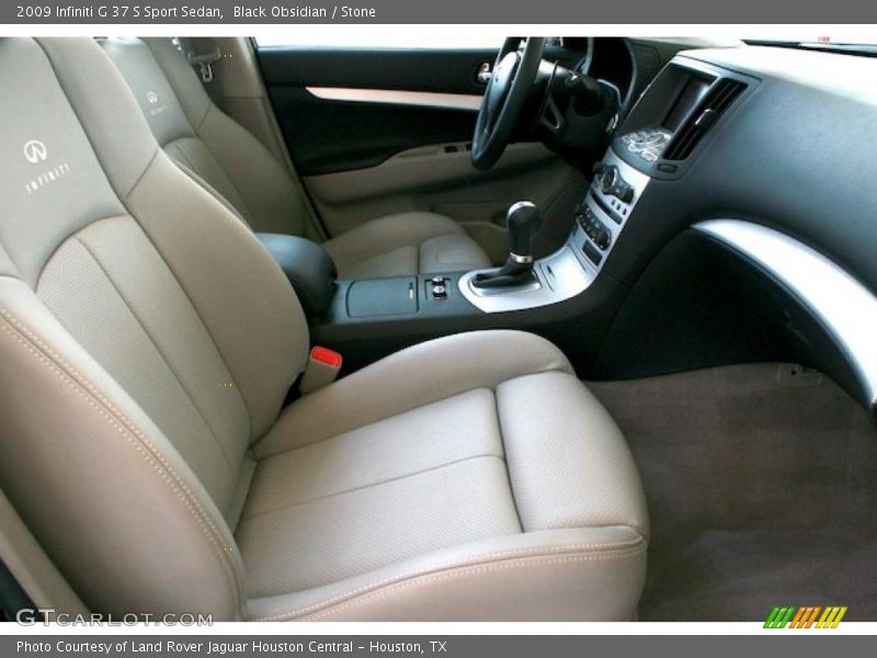 Black Obsidian / Stone 2009 Infiniti G 37 S Sport Sedan