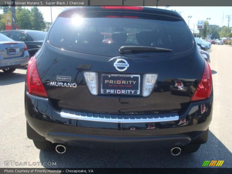 Super Black / Charcoal 2007 Nissan Murano S
