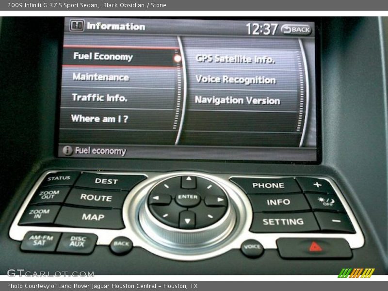 Black Obsidian / Stone 2009 Infiniti G 37 S Sport Sedan