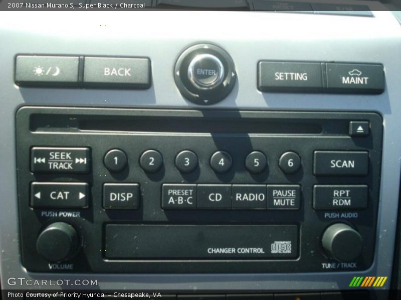Super Black / Charcoal 2007 Nissan Murano S