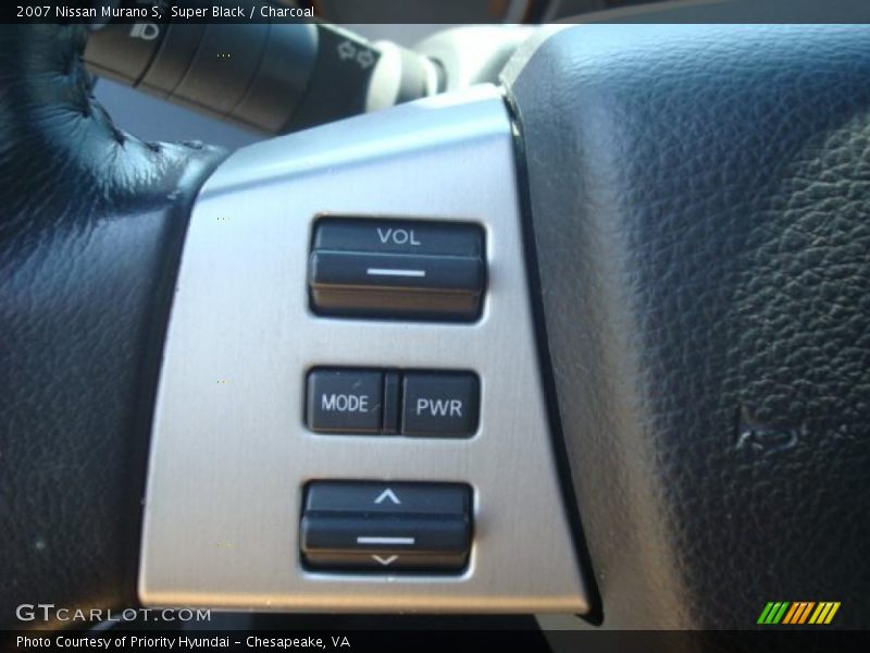 Super Black / Charcoal 2007 Nissan Murano S