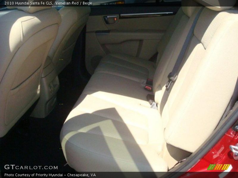 Venetian Red / Beige 2010 Hyundai Santa Fe GLS