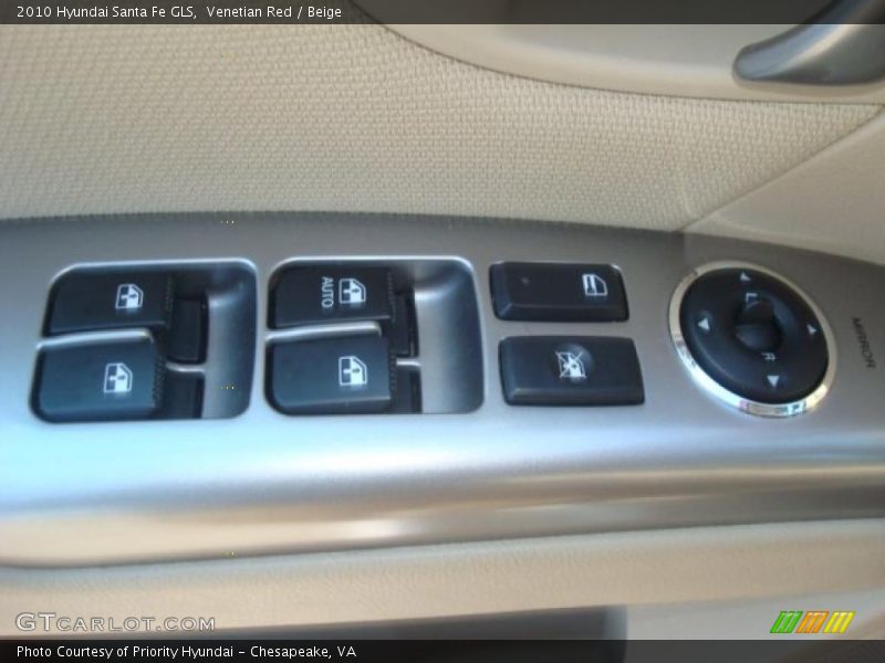 Venetian Red / Beige 2010 Hyundai Santa Fe GLS