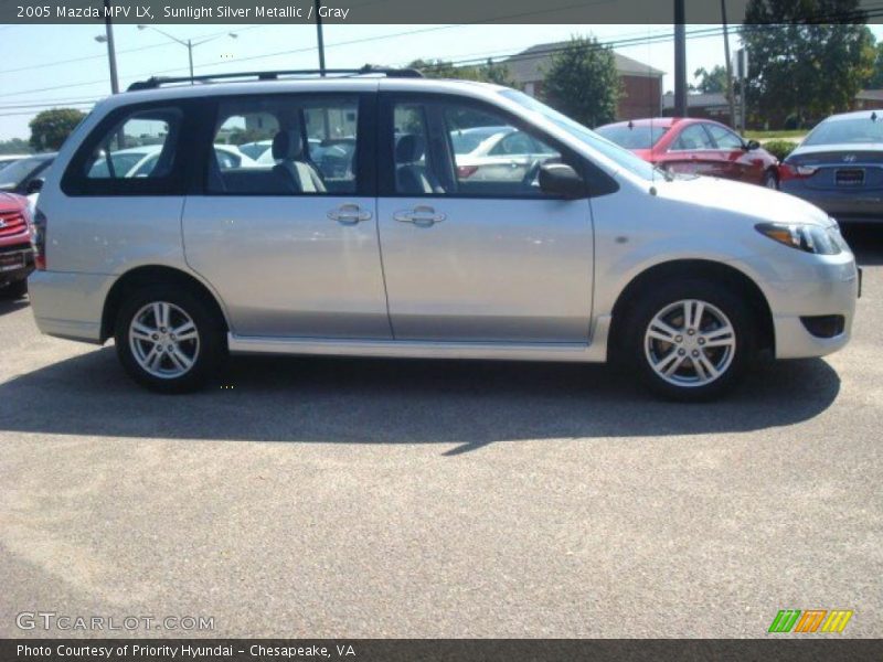 Sunlight Silver Metallic / Gray 2005 Mazda MPV LX