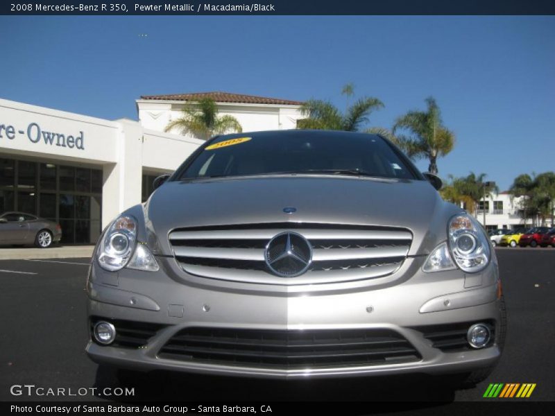 Pewter Metallic / Macadamia/Black 2008 Mercedes-Benz R 350