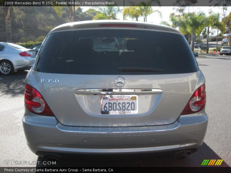 Pewter Metallic / Macadamia/Black 2008 Mercedes-Benz R 350