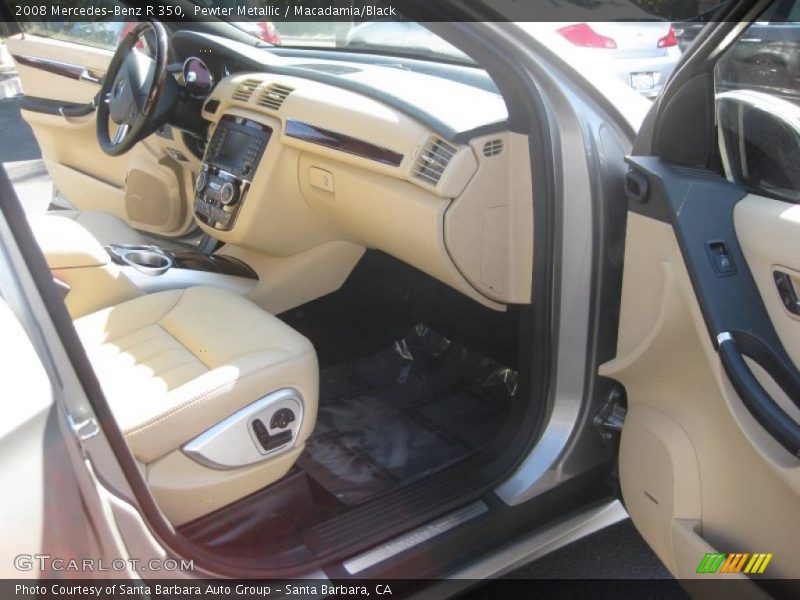Pewter Metallic / Macadamia/Black 2008 Mercedes-Benz R 350