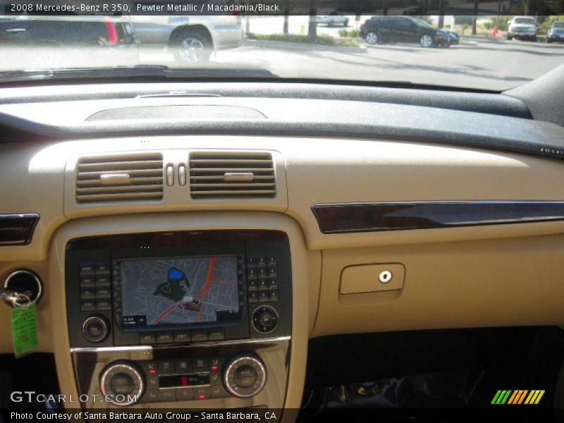 Pewter Metallic / Macadamia/Black 2008 Mercedes-Benz R 350