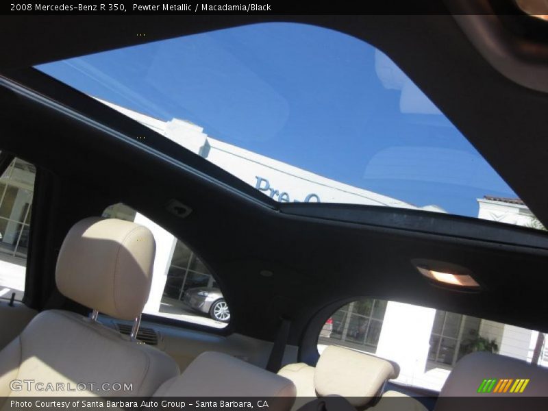 Pewter Metallic / Macadamia/Black 2008 Mercedes-Benz R 350