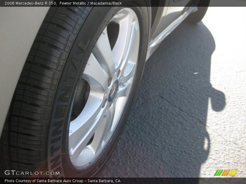 Pewter Metallic / Macadamia/Black 2008 Mercedes-Benz R 350