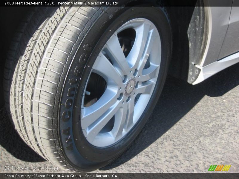 Pewter Metallic / Macadamia/Black 2008 Mercedes-Benz R 350