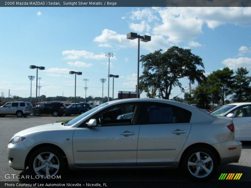 Sunlight Silver Metallic / Beige 2006 Mazda MAZDA3 i Sedan