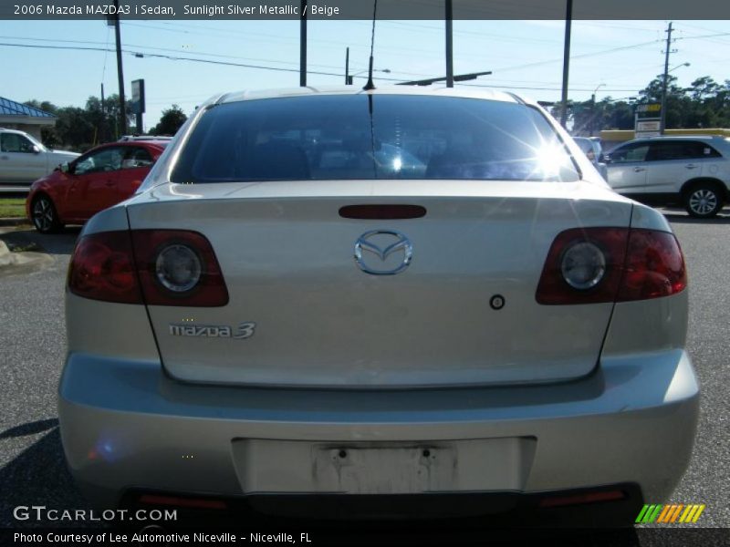 Sunlight Silver Metallic / Beige 2006 Mazda MAZDA3 i Sedan
