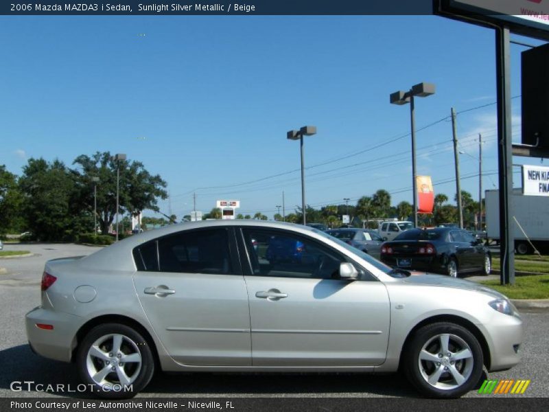 Sunlight Silver Metallic / Beige 2006 Mazda MAZDA3 i Sedan