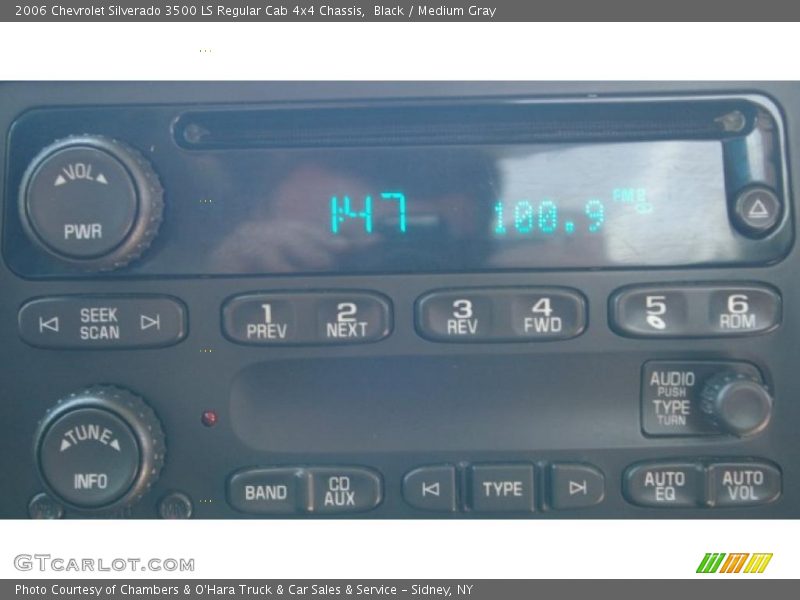 Black / Medium Gray 2006 Chevrolet Silverado 3500 LS Regular Cab 4x4 Chassis