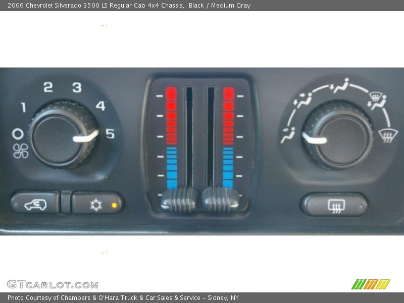 Black / Medium Gray 2006 Chevrolet Silverado 3500 LS Regular Cab 4x4 Chassis
