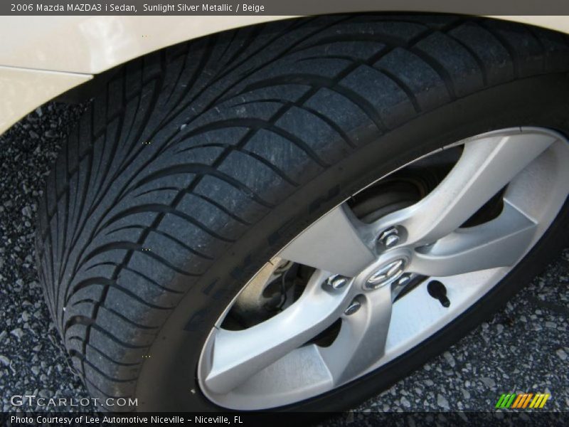 Sunlight Silver Metallic / Beige 2006 Mazda MAZDA3 i Sedan