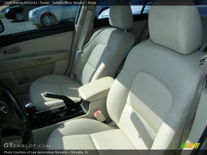 Sunlight Silver Metallic / Beige 2006 Mazda MAZDA3 i Sedan
