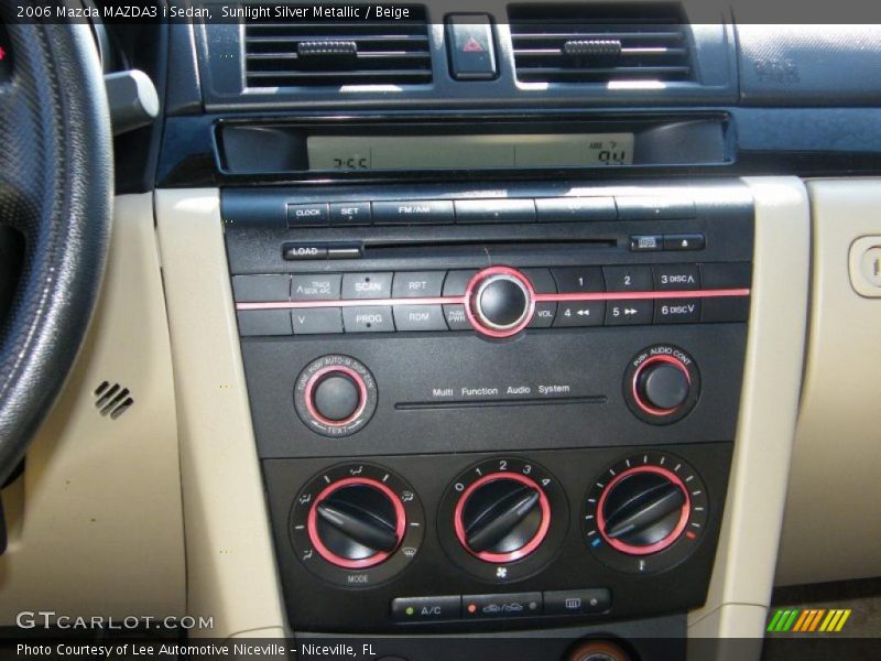 Sunlight Silver Metallic / Beige 2006 Mazda MAZDA3 i Sedan