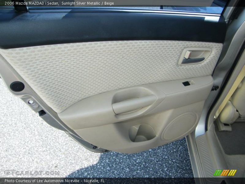 Sunlight Silver Metallic / Beige 2006 Mazda MAZDA3 i Sedan