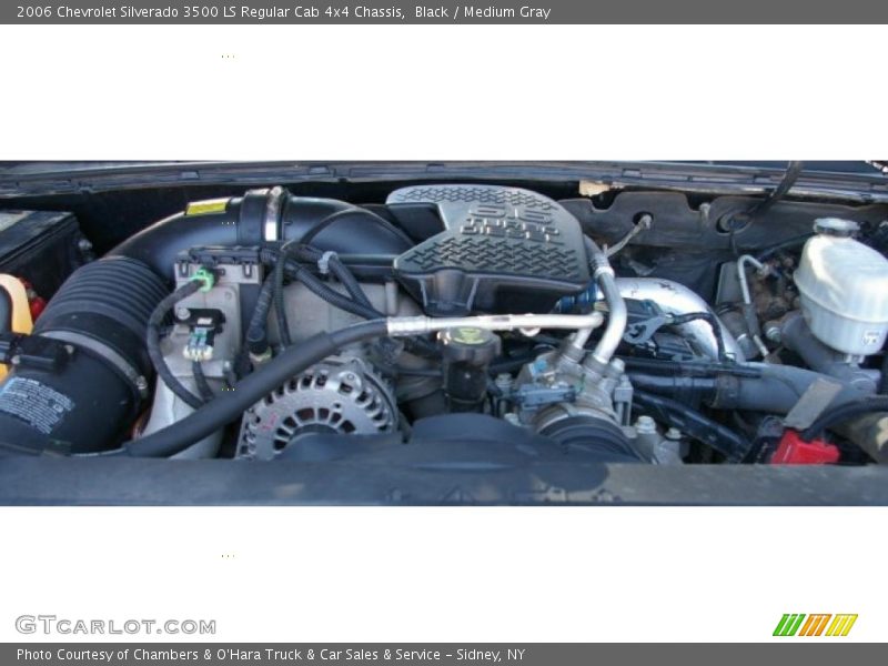 Black / Medium Gray 2006 Chevrolet Silverado 3500 LS Regular Cab 4x4 Chassis