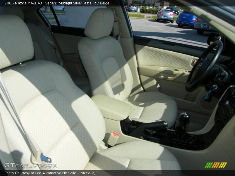 Sunlight Silver Metallic / Beige 2006 Mazda MAZDA3 i Sedan