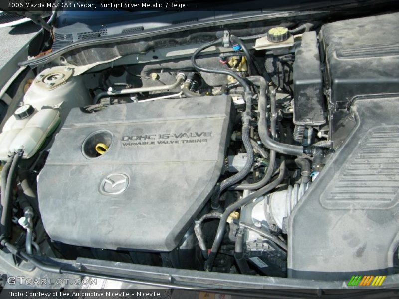 Sunlight Silver Metallic / Beige 2006 Mazda MAZDA3 i Sedan