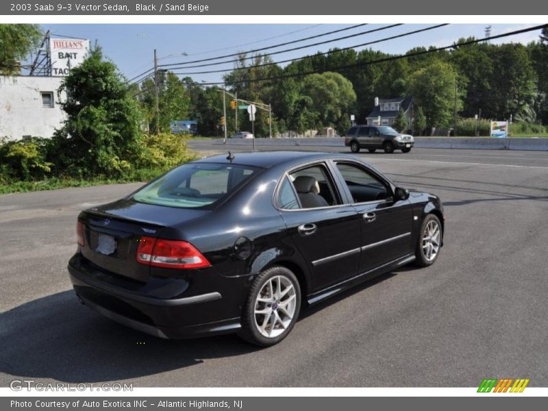 Black / Sand Beige 2003 Saab 9-3 Vector Sedan