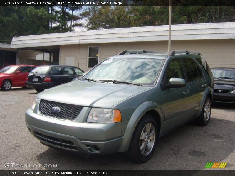 Titanium Green Metallic / Pebble Beige 2006 Ford Freestyle Limited