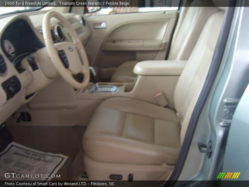 Titanium Green Metallic / Pebble Beige 2006 Ford Freestyle Limited