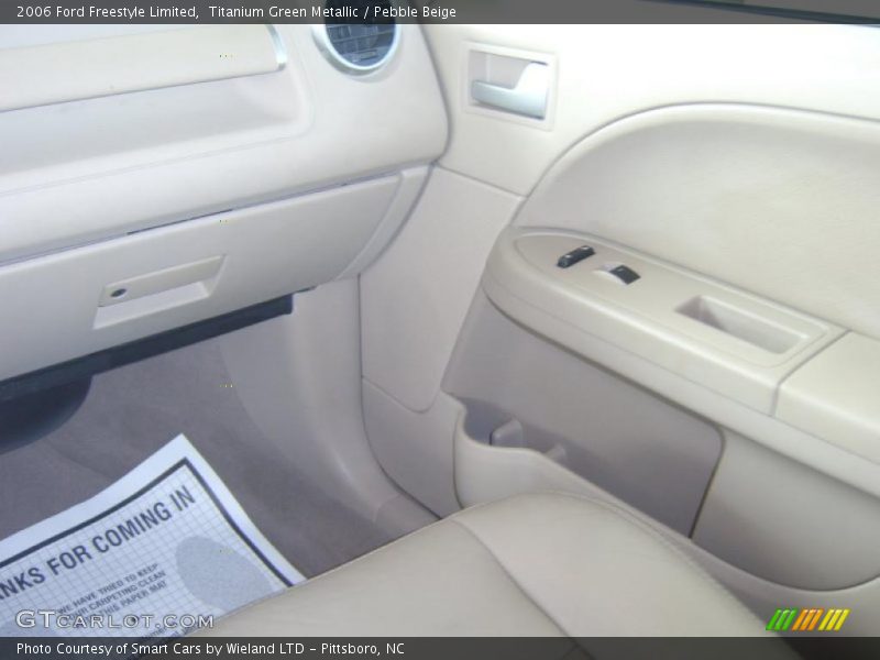 Titanium Green Metallic / Pebble Beige 2006 Ford Freestyle Limited