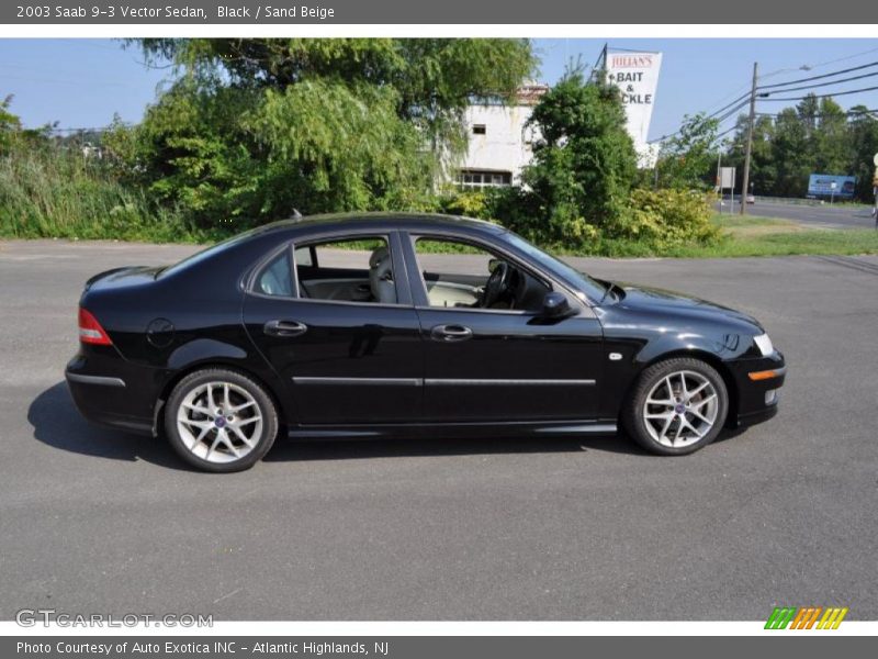 Black / Sand Beige 2003 Saab 9-3 Vector Sedan