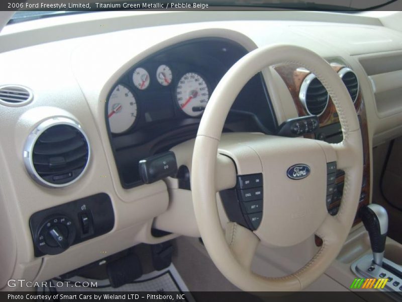Titanium Green Metallic / Pebble Beige 2006 Ford Freestyle Limited