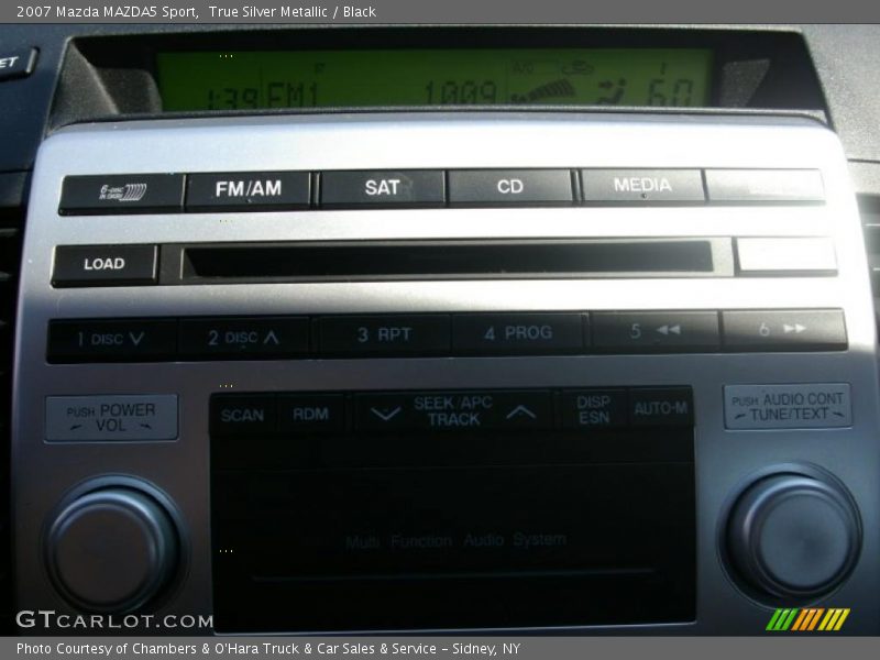 True Silver Metallic / Black 2007 Mazda MAZDA5 Sport