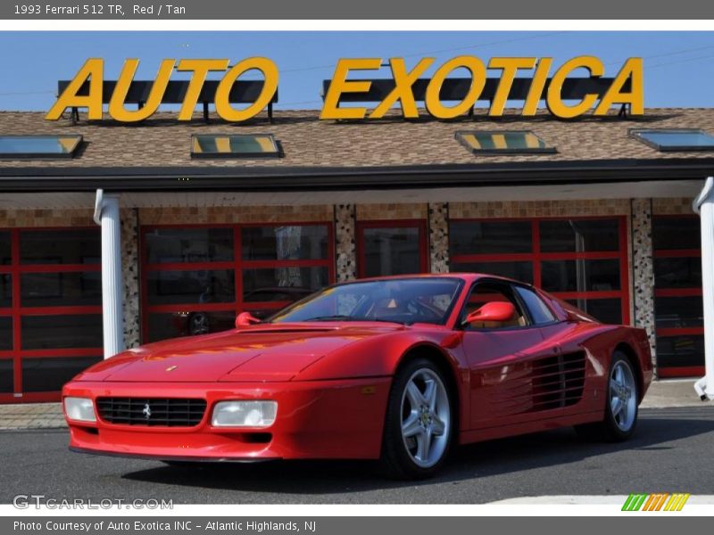 Red / Tan 1993 Ferrari 512 TR