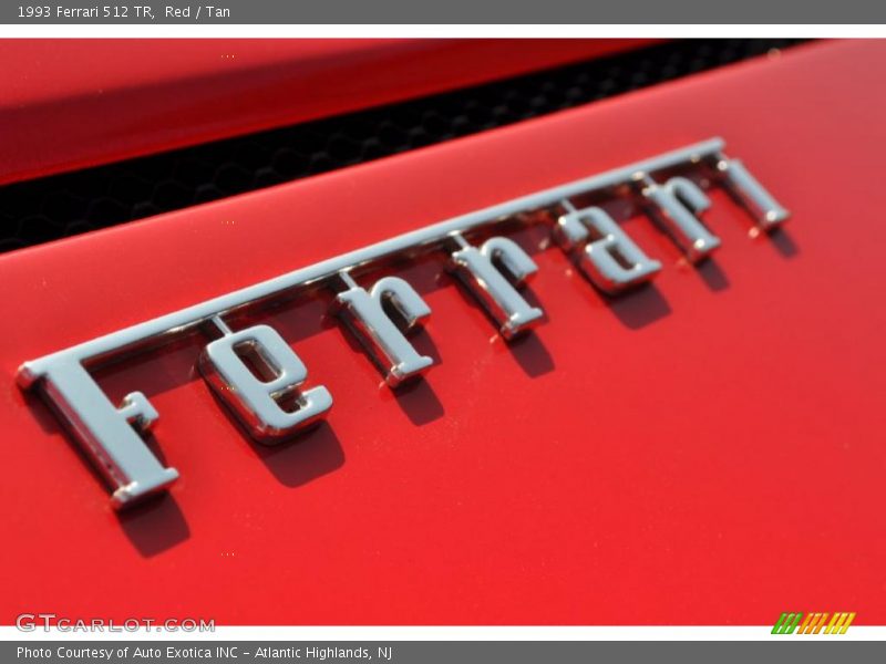 Red / Tan 1993 Ferrari 512 TR