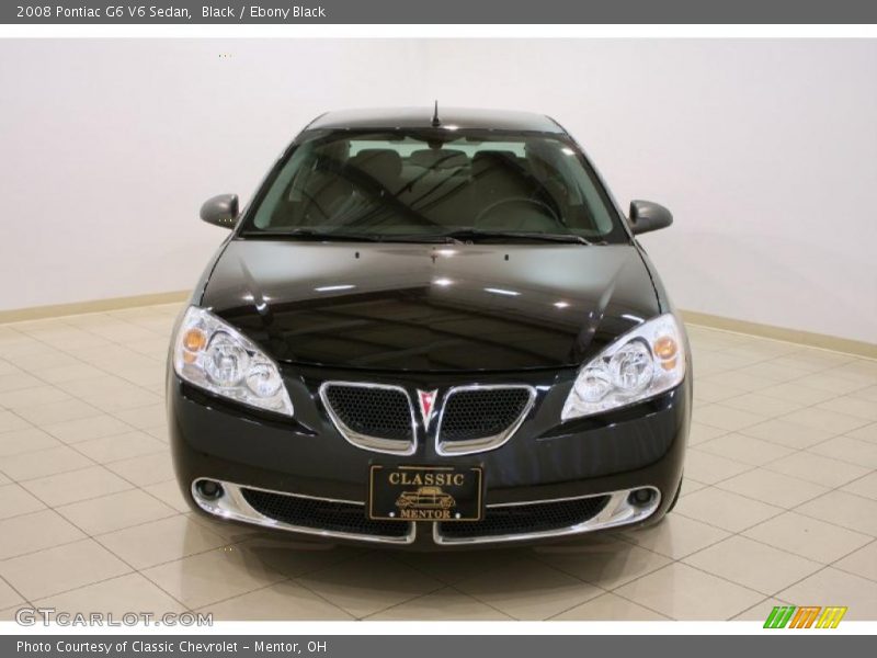 Black / Ebony Black 2008 Pontiac G6 V6 Sedan