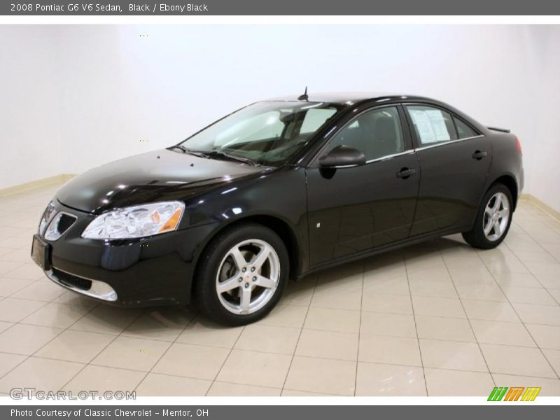 Black / Ebony Black 2008 Pontiac G6 V6 Sedan