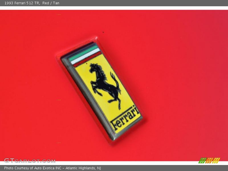 Red / Tan 1993 Ferrari 512 TR