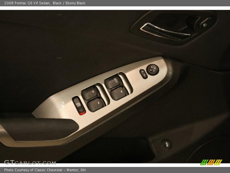Black / Ebony Black 2008 Pontiac G6 V6 Sedan