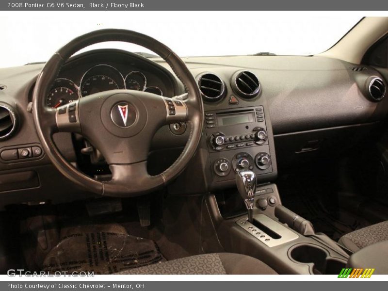 Black / Ebony Black 2008 Pontiac G6 V6 Sedan