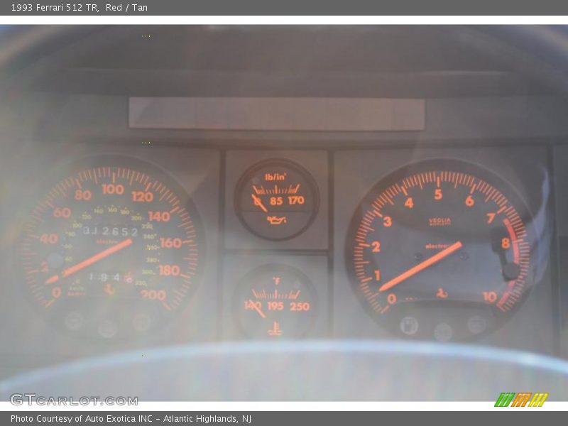 Red / Tan 1993 Ferrari 512 TR