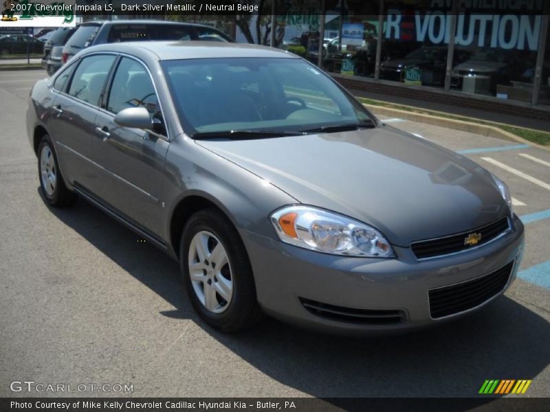 Dark Silver Metallic / Neutral Beige 2007 Chevrolet Impala LS
