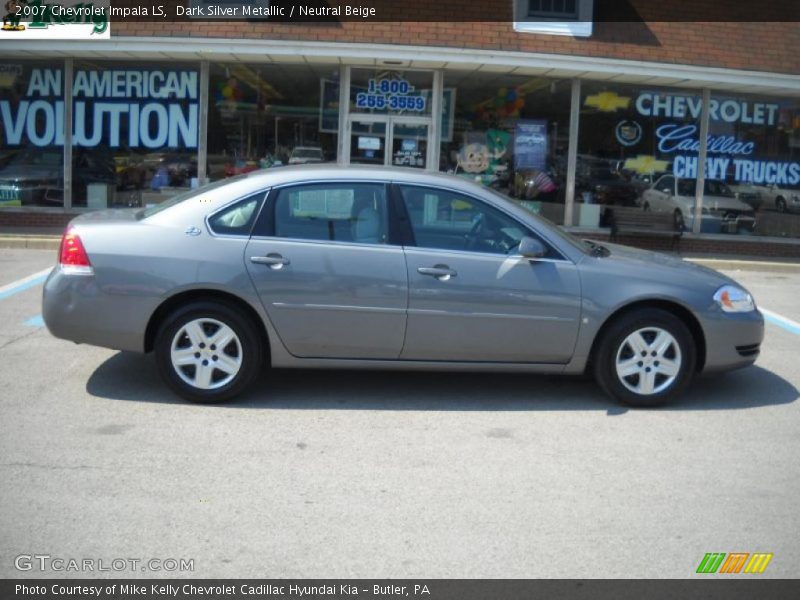 Dark Silver Metallic / Neutral Beige 2007 Chevrolet Impala LS