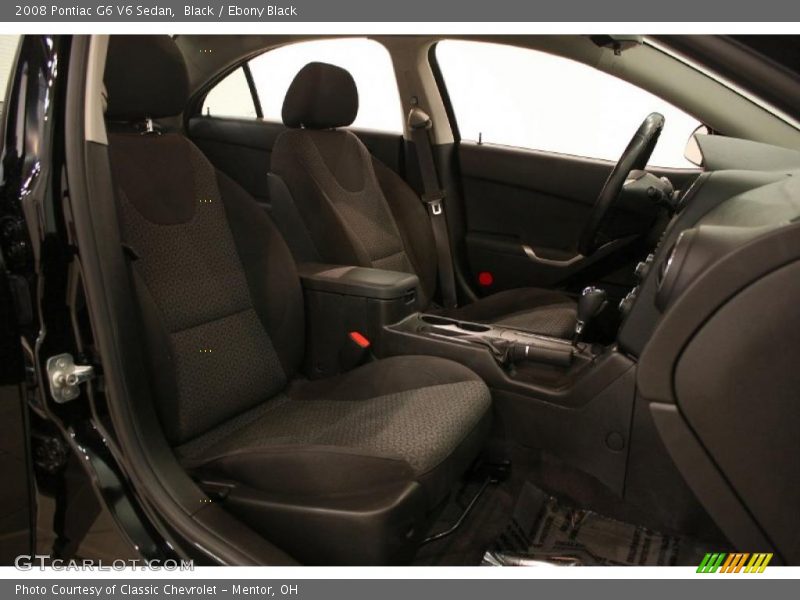 Black / Ebony Black 2008 Pontiac G6 V6 Sedan
