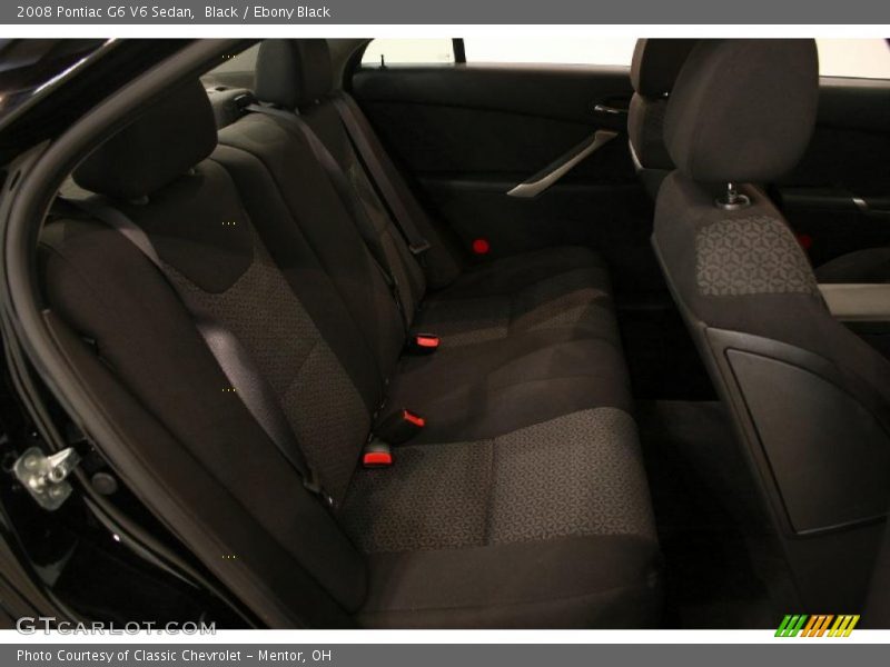 Black / Ebony Black 2008 Pontiac G6 V6 Sedan